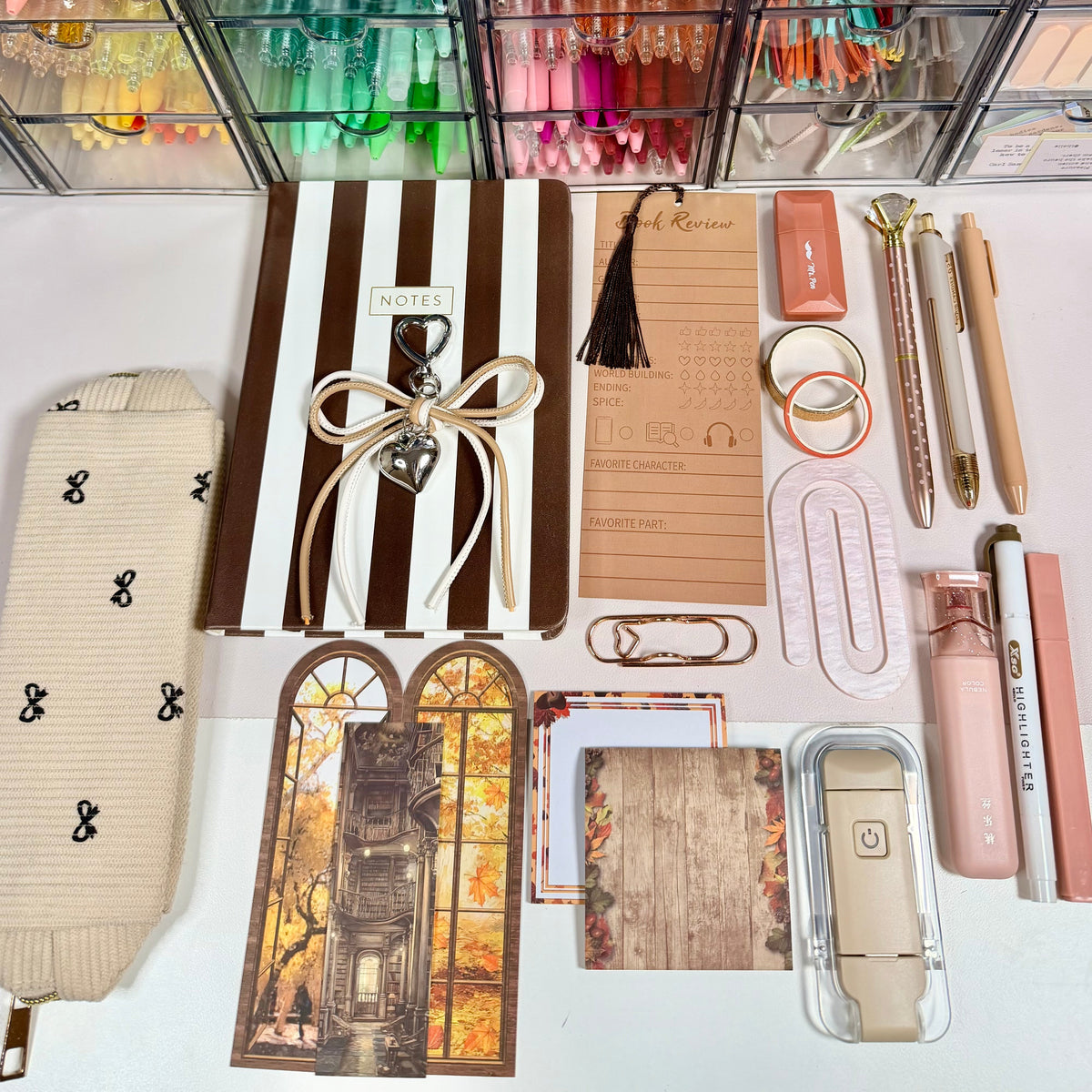 Cozy In Autumn bundle contents laid out