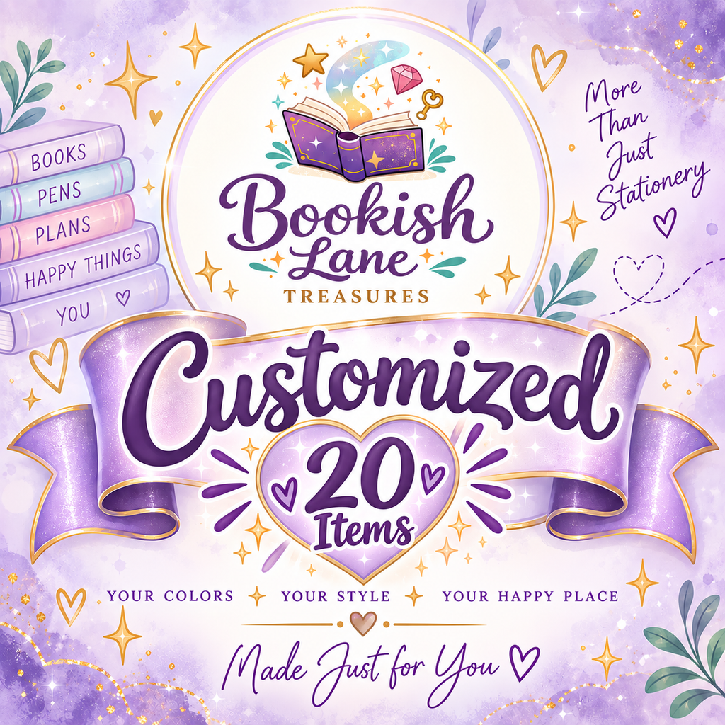 Deluxe Customized Bookish Bundle — 20 item edition